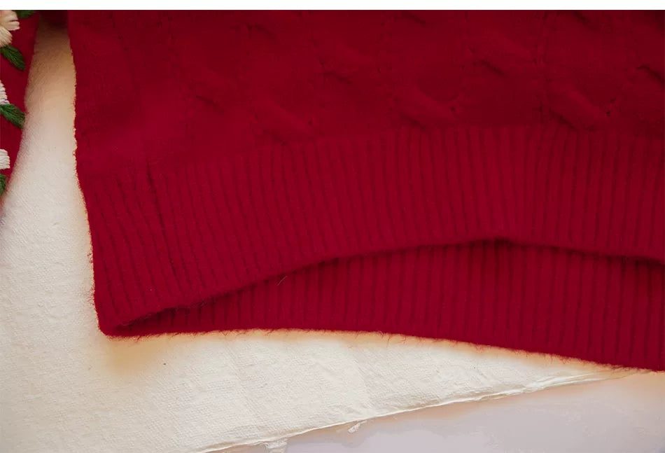 Vintage Embroidered Diana Sweater