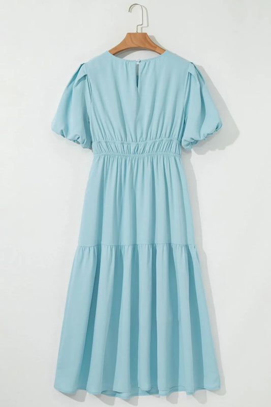 Round Neck Half Sleeve Dress