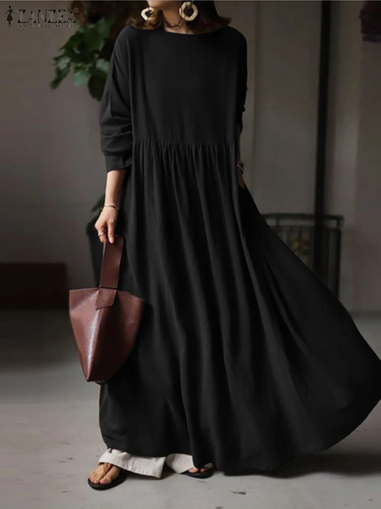 The Charlotte Dress, Jersey Cotton Pocket Maxi