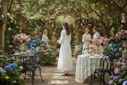 Annie's Eyelet Lace White Dress, Cotton - Modestly Yours