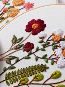 Floral Love Hand Embroidery 4 piece Set - Modestly Yours