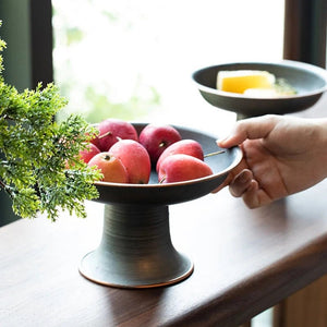 Fruit Stand, Iron Plate Tray, Heirloom Dish - Modestly Yours