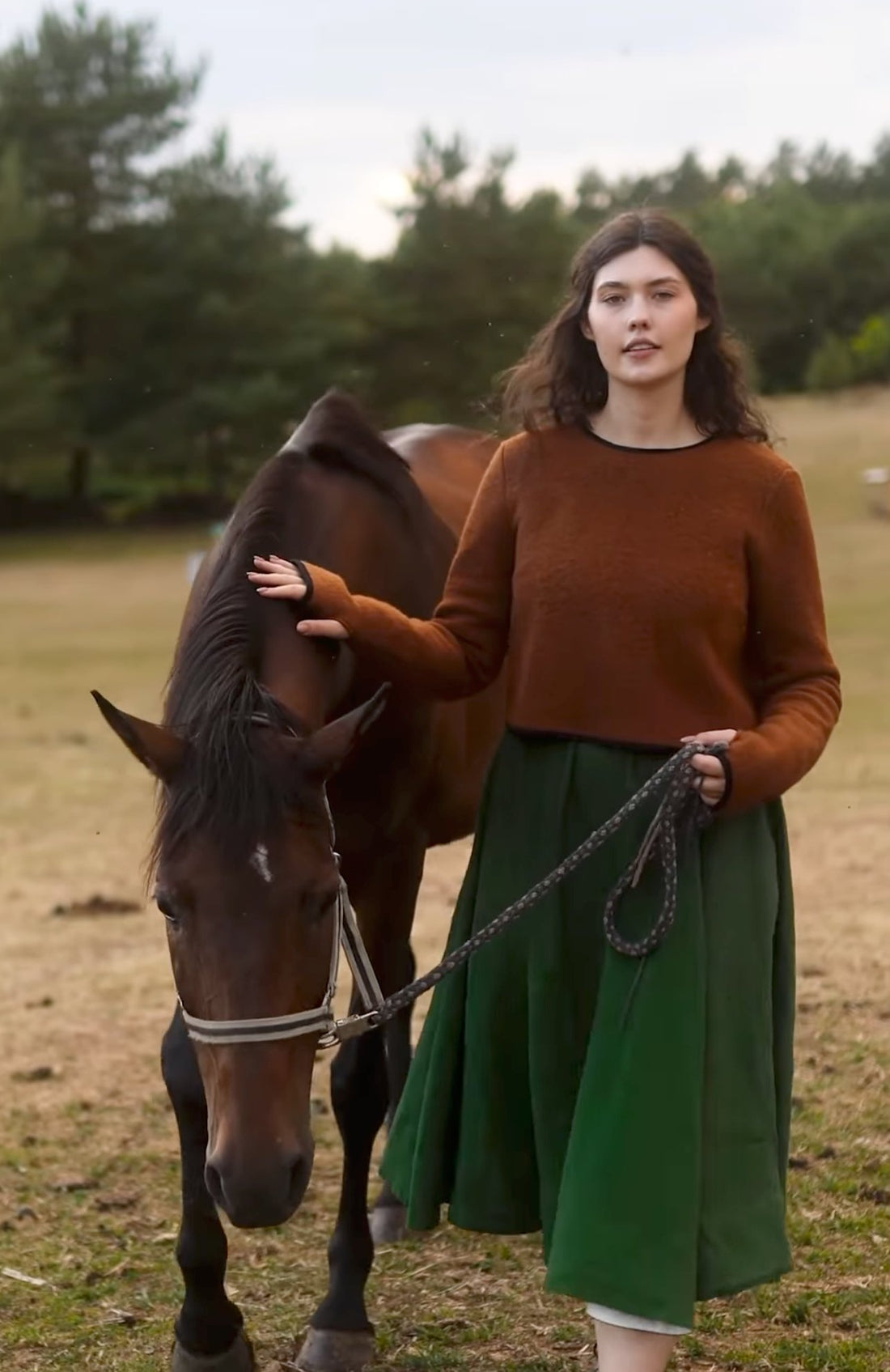 Embracing Autumn's Warm Embrace: Wool Sweaters, Falling Leaves, and Cozy Moments - Modestly Yours