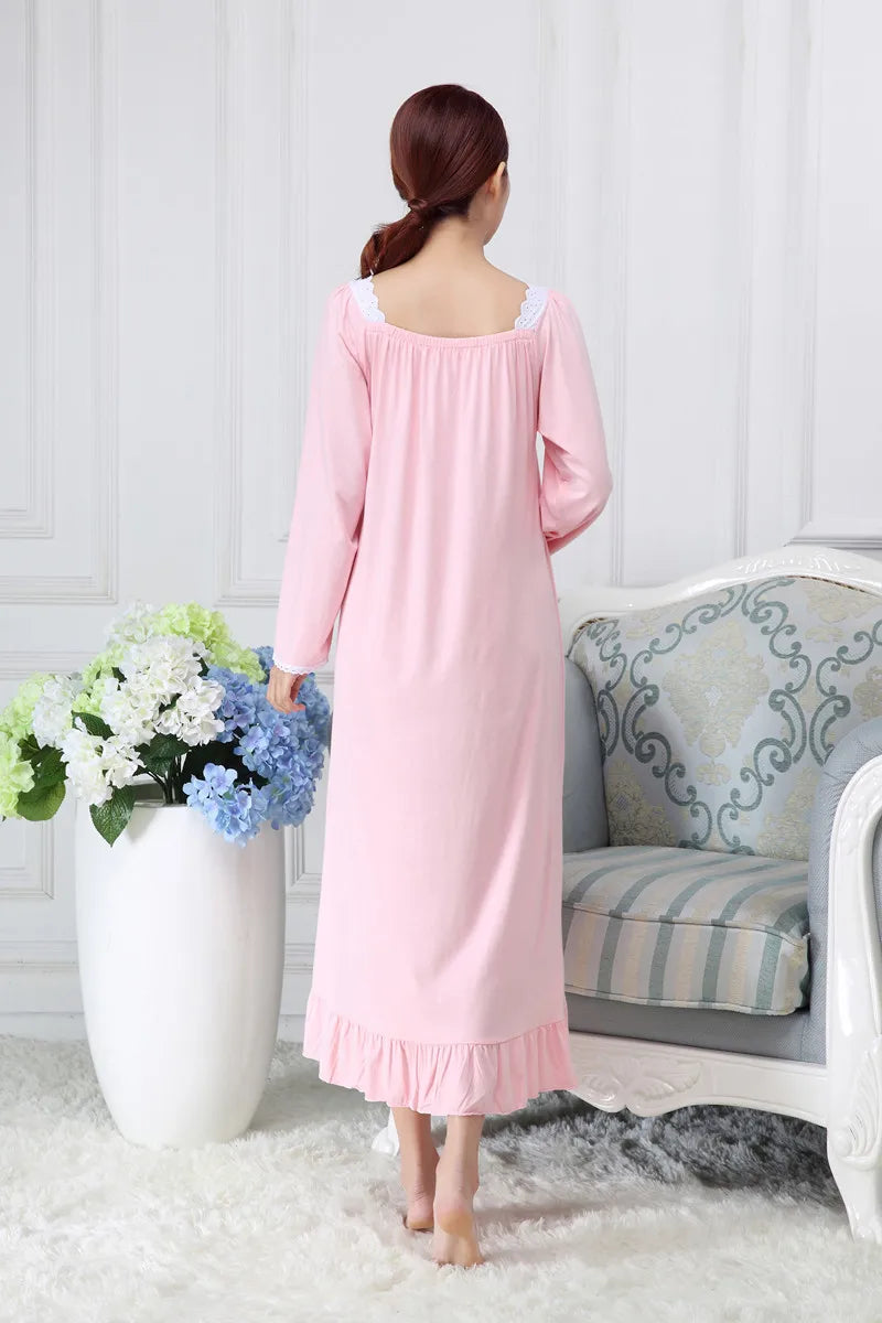 Mother & Daughter Matching Cotton Nightgown Set | Victorian Heirloom Sleepwear by Modestly Yours