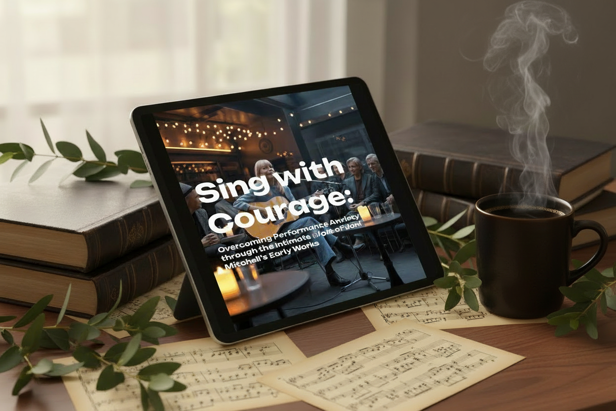 Sing with Courage! A book inspired by the works of Canadian Joni Mitchell