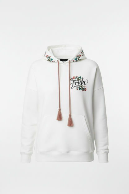 Art Floral Frida Kahlo Hoodie