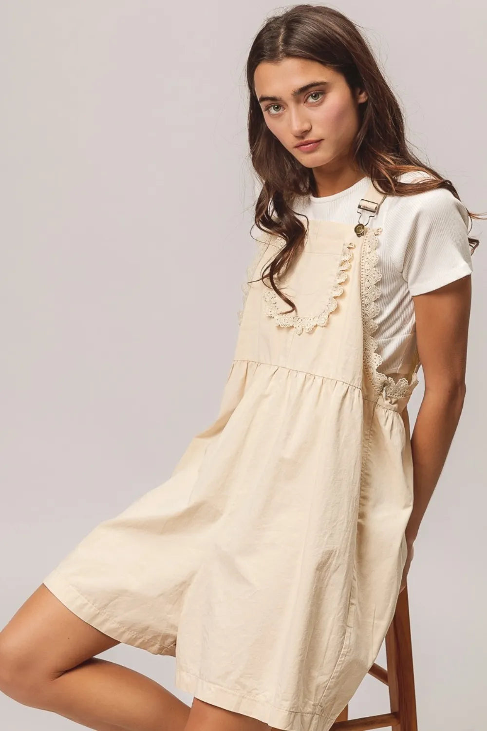 BiBi Cotton Lace Rompers