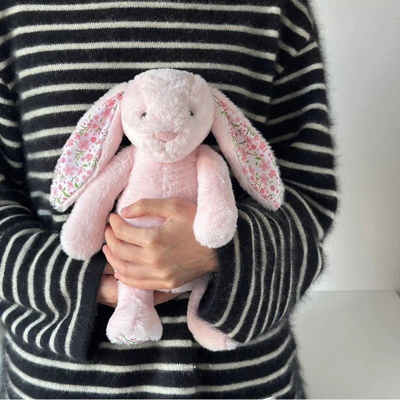 Bonnie Rabbit Plush, Soft Pastel Floral
