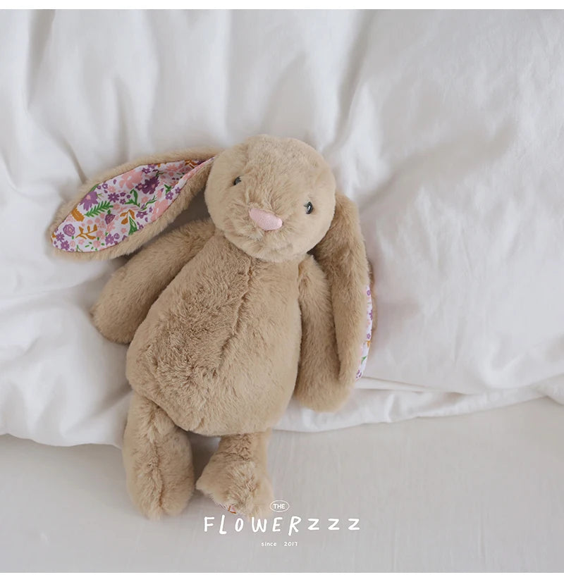 Bonnie Rabbit Plush, Soft Pastel Floral