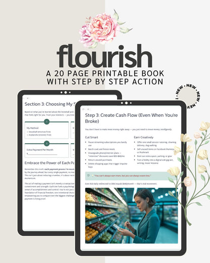 Flourish: A Beautiful Guide to a Canadian Woman's Debt-Free Journey