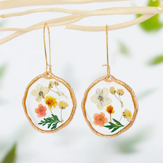 Garden Charm Wildflower Drop Earrings