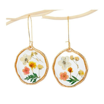 Garden Charm Wildflower Drop Earrings