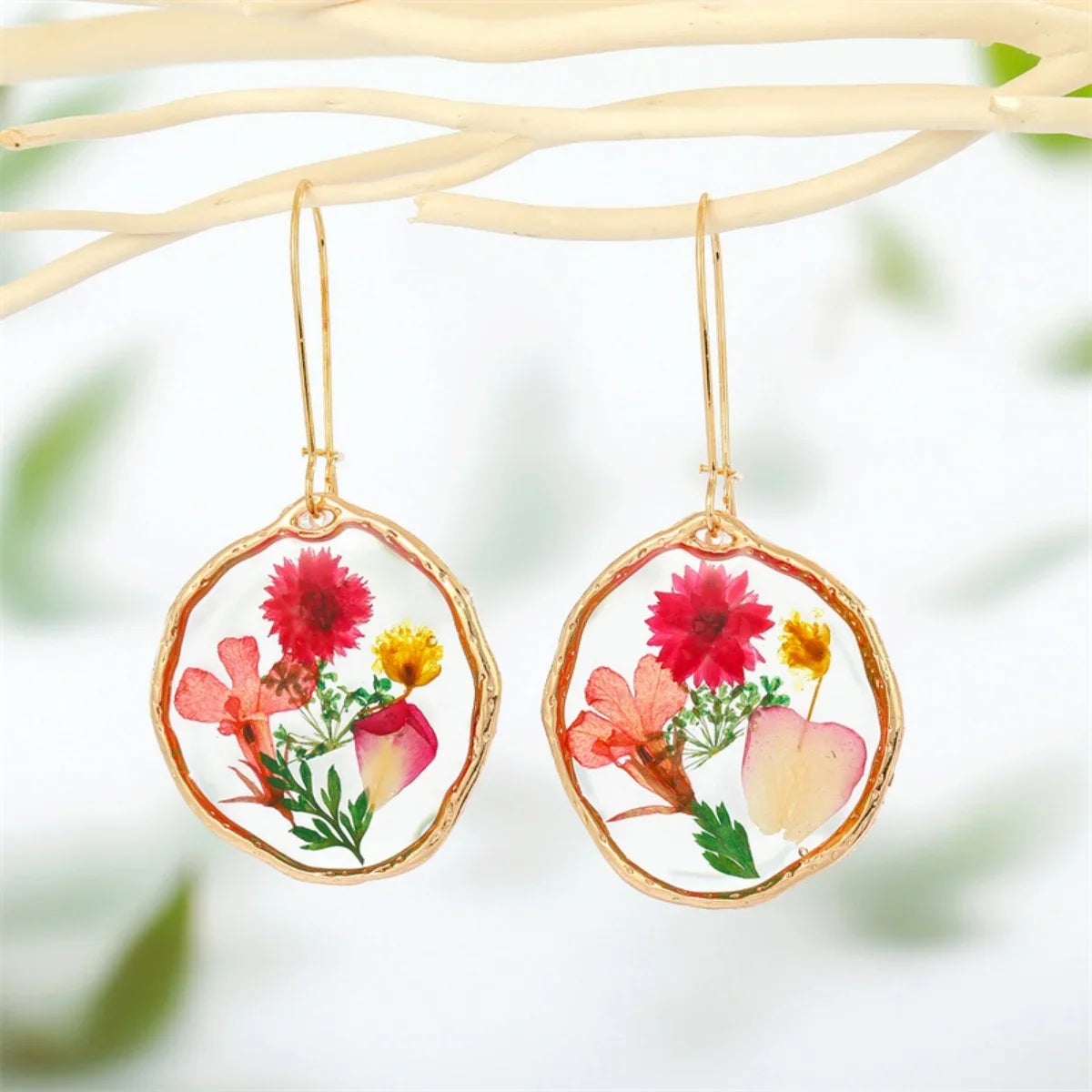 Garden Charm Wildflower Drop Earrings