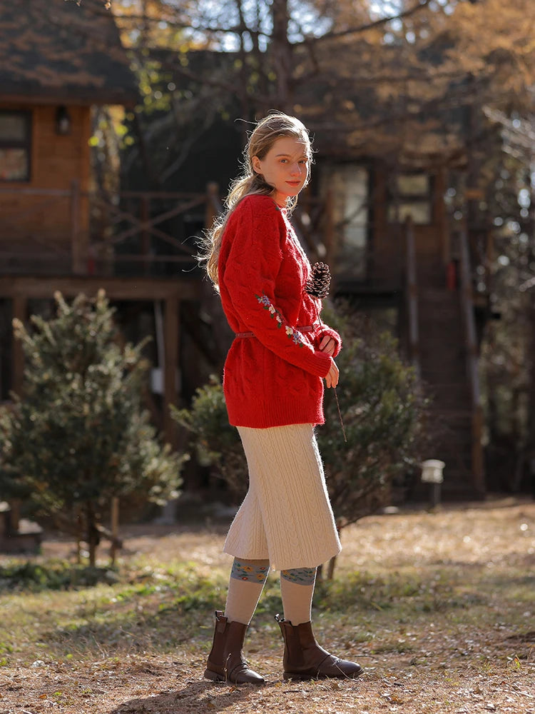 Vintage Embroidered Diana Sweater