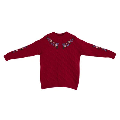 Vintage Embroidered Diana Sweater