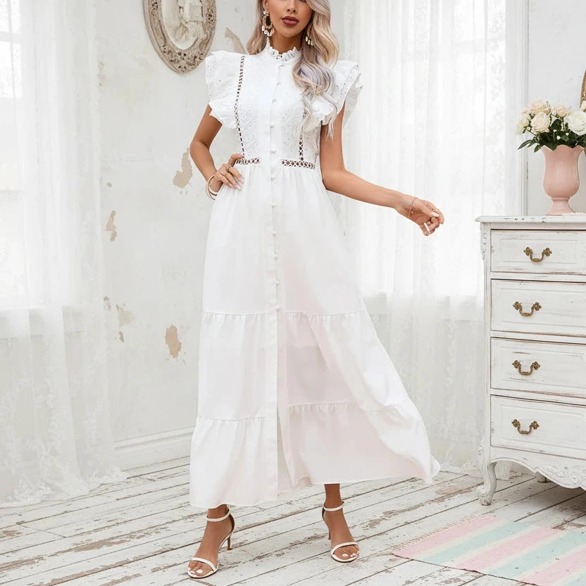 April Delight White Dress, Limited Edition