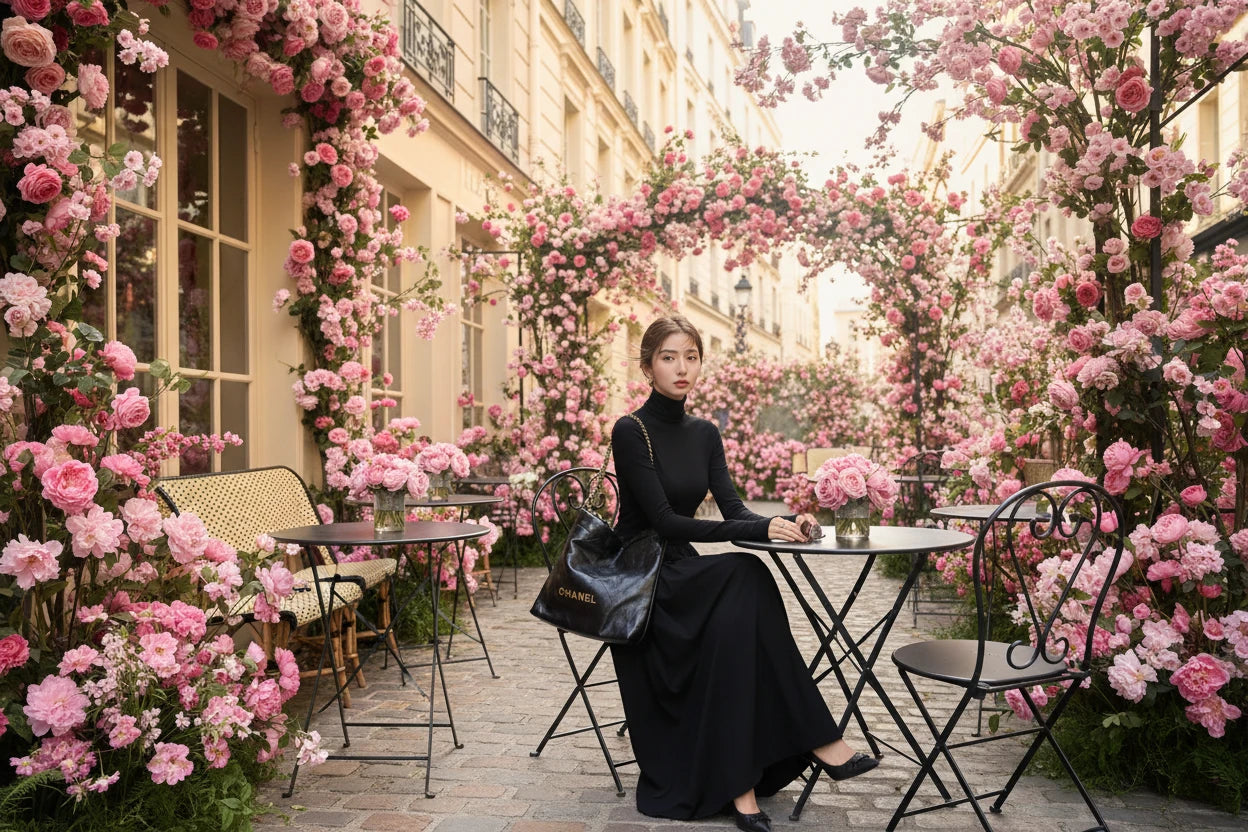 Mod Dress Full Length with Turtleneck