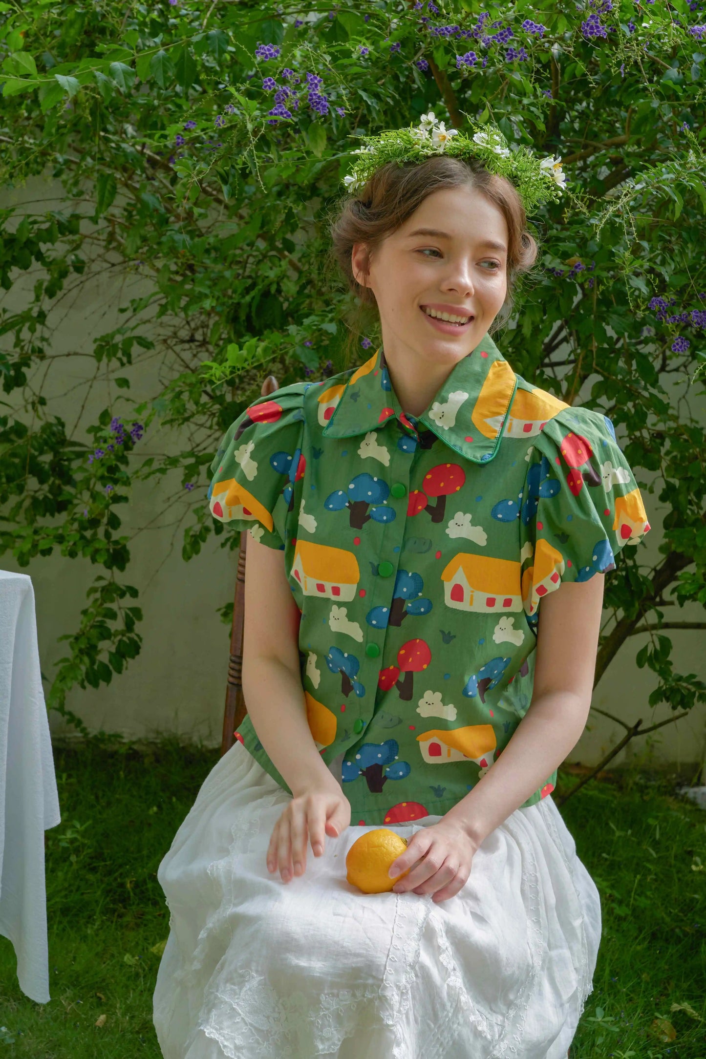 Cottage Puff Sleeve Shirt