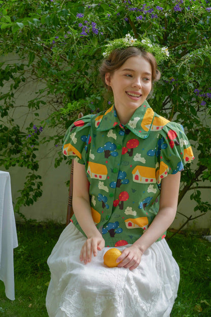 Cottage Puff Sleeve Shirt