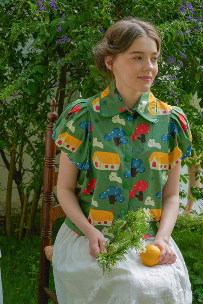 Cottage Puff Sleeve Shirt
