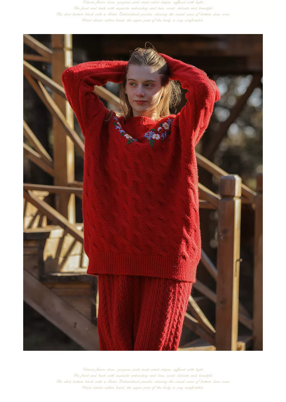 Vintage Embroidered Diana Sweater