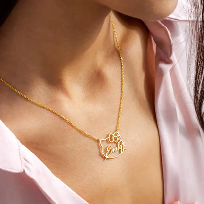 Personalized Name Necklace Custom Pet Pendant