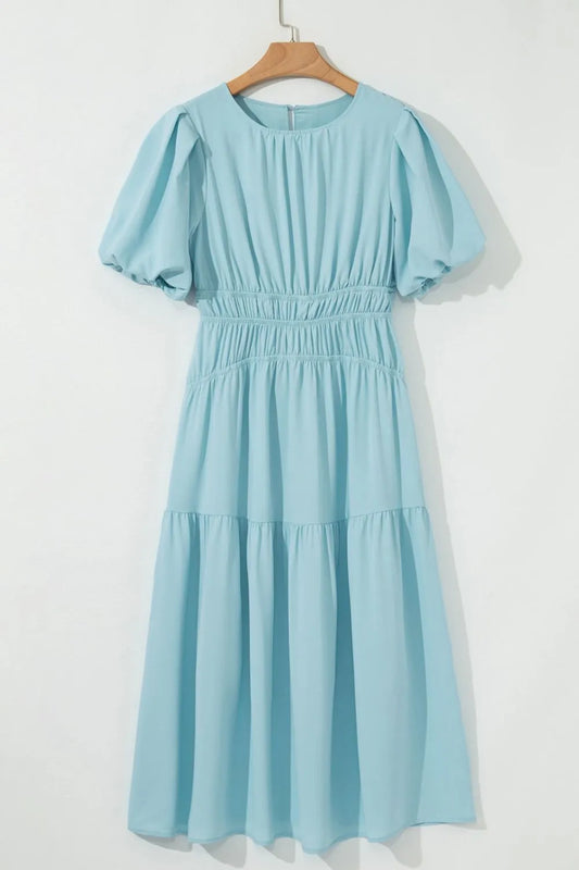 Round Neck Half Sleeve Dress