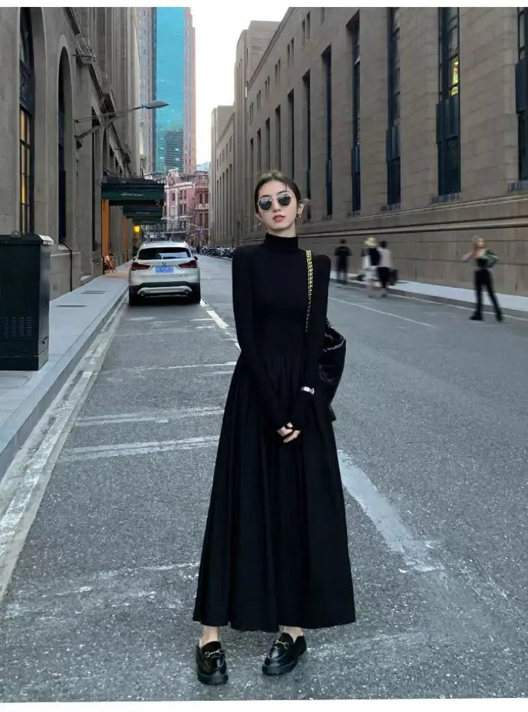 Mod Dress Full Length with Turtleneck