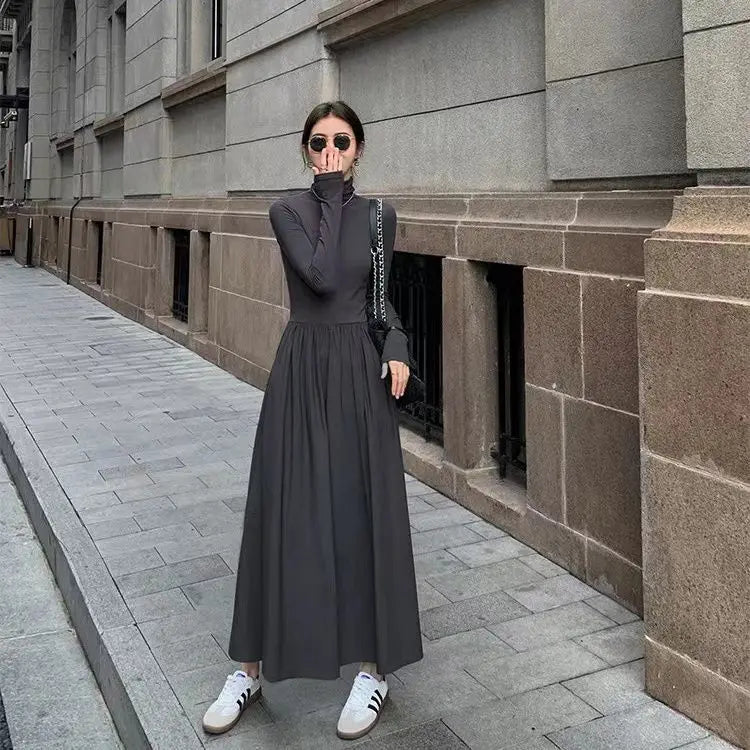 Mod Dress Full Length with Turtleneck