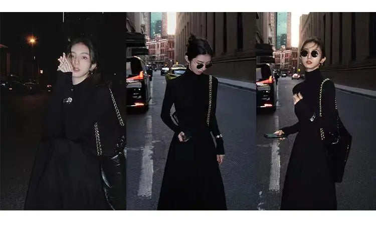 Mod Dress Full Length with Turtleneck