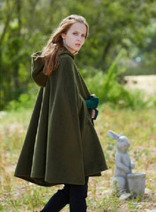 Tamaria Hooded Cloak, Long or Short