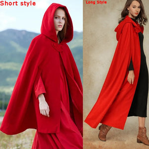 Tamaria Hooded Cloak, Long or Short