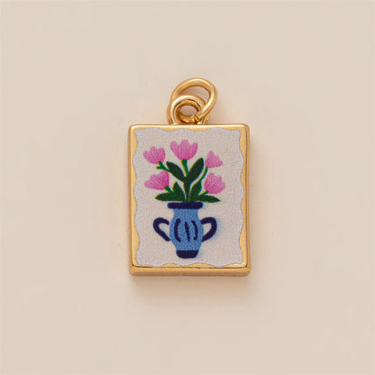 Pendant, New Love Animal Series Pendant Sweet and Simple Style Necklace Gold Plated Color Preserved