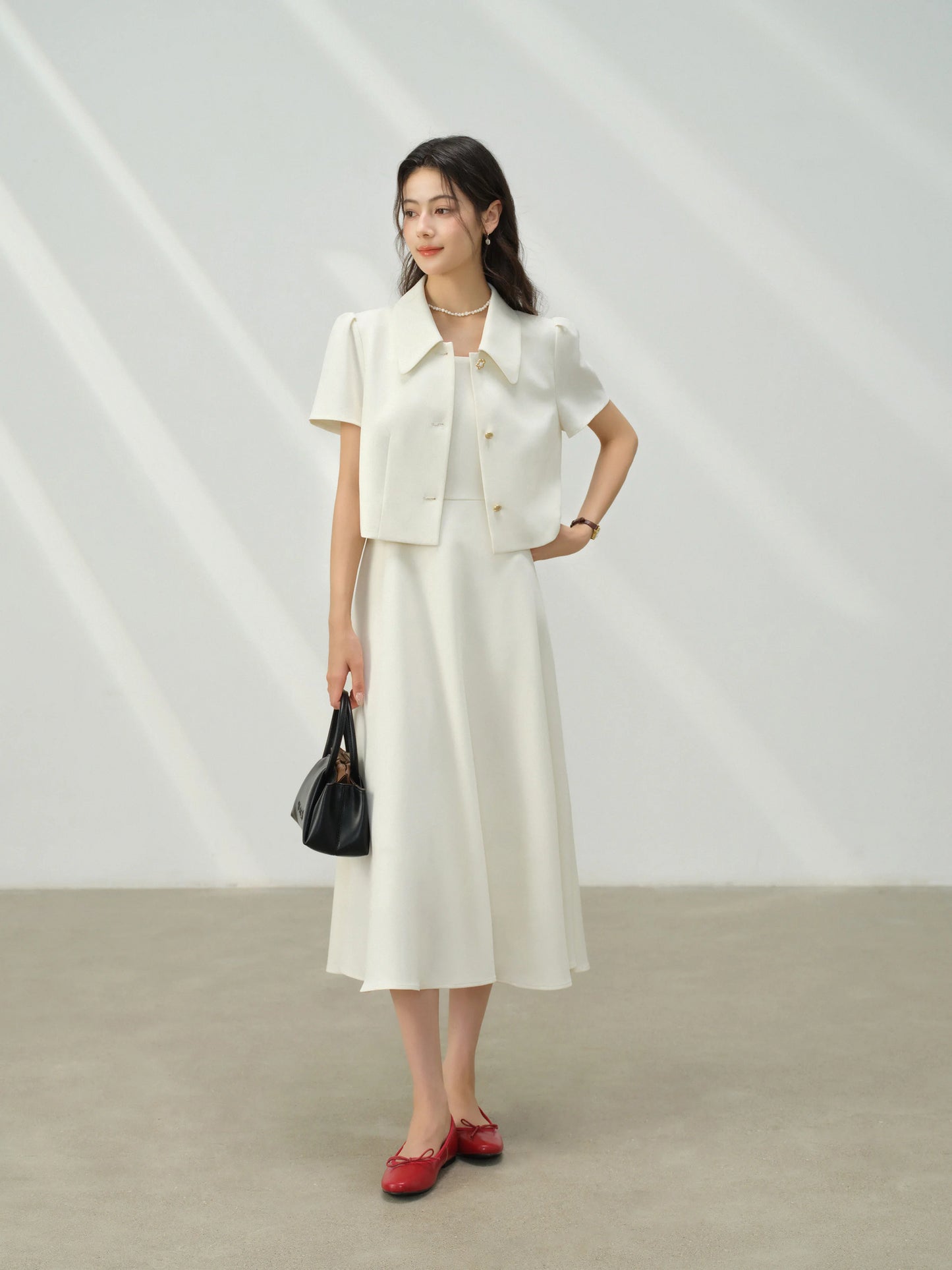 Elegant White Maxi Dress Square Neck Sleeveless Long Dress Summer Slim Fit Waist Dress for Petite Women Hepburn Style Fashion