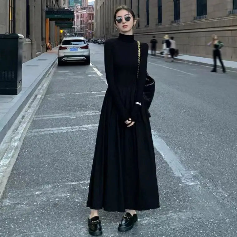Mod Dress Full Length with Turtleneck