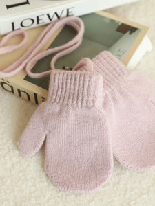 100% Baby Cashmere Knitted Mittens