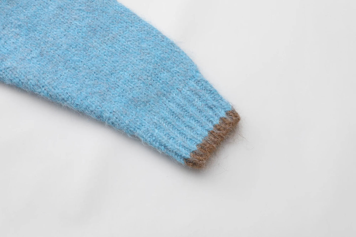 Fair Isle Blue Cashmere Sweater