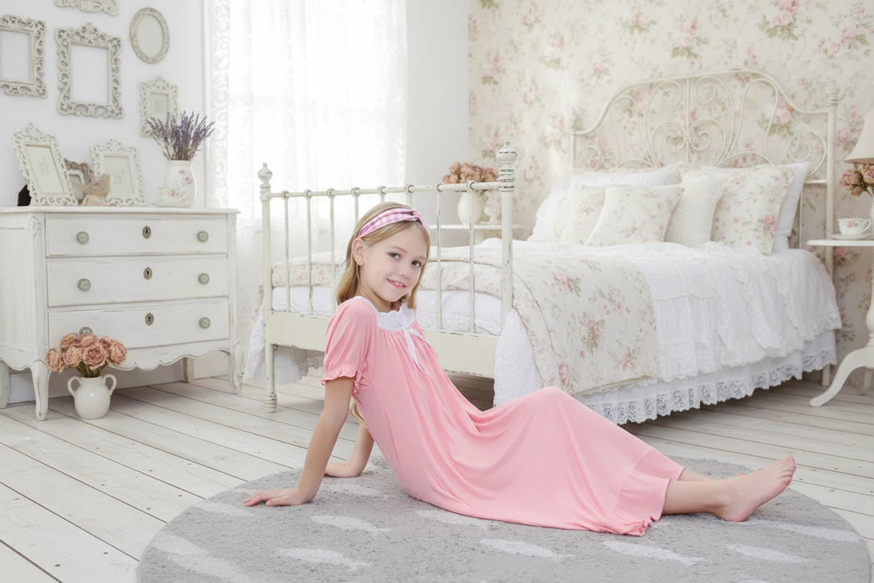 Mother & Daughter Matching Cotton Nightgown Set | Victorian Heirloom Sleepwear by Modestly Yours