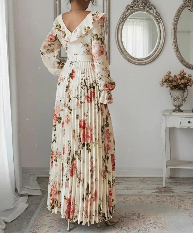 French Rose Maxi Dress