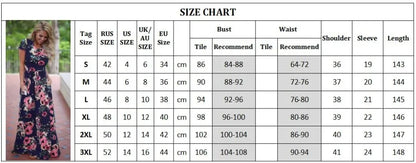 Summer Maxi Dress Women’s Pink Floral Print Boho Beach Dress Ladies Evening Party Long Dress Sundress Vestidos De Festa 3XL