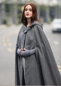 Tamaria Hooded Cloak, Long or Short