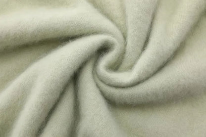 Annette Cashmere Sweater & Scarf Set, Purple