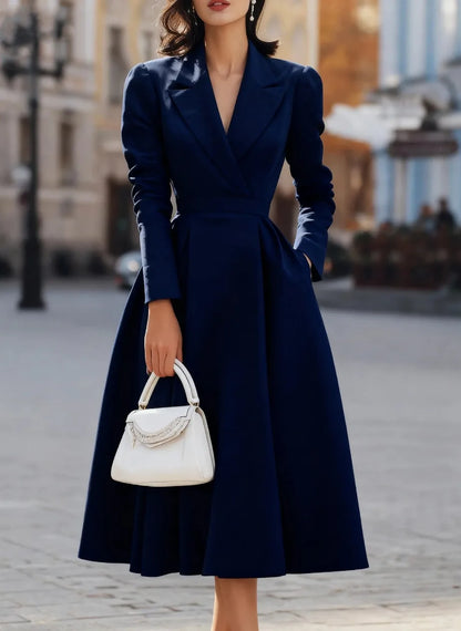 Casual Long Sleeve Maxi Dress Women 2025 Autumn Winter Party A-line Slim Dresses Elgant Vestidos