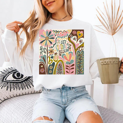 Let Kindness Bloom Floral Decal Decor