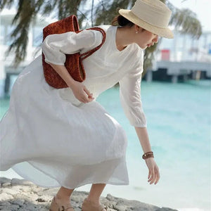 Seaside Dream, White Dress