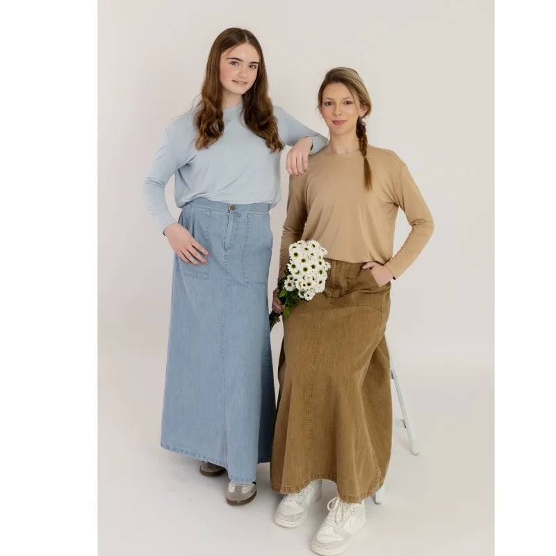 Pastel Pretty Skirt & Tee Set, Modestly Yours