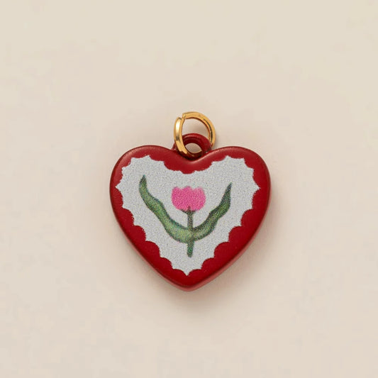 Folk Art Charm - Folk Art Heart