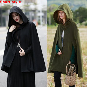 Tamaria Hooded Cloak, Long or Short