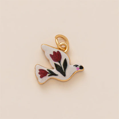 Pendant, New Love Animal Series Pendant Sweet and Simple Style Necklace Gold Plated Color Preserved