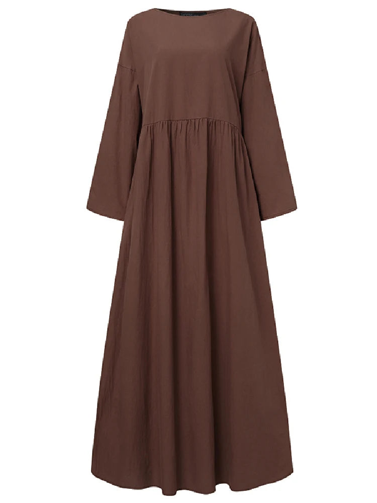 The Charlotte Dress, Jersey Cotton Pocket Maxi